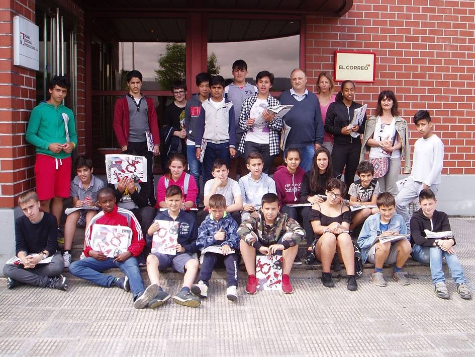 Visita centro escolar IES Rekaldeberri (Bilbao) - 31 de mayo de 2017