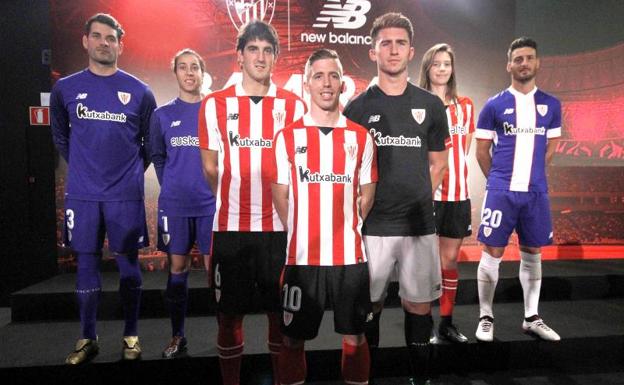 Así son las nuevas camisetas del Athletic