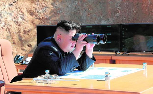 Kim Jong-un: «El misil fue un regalo para los bastardos estadounidenses»