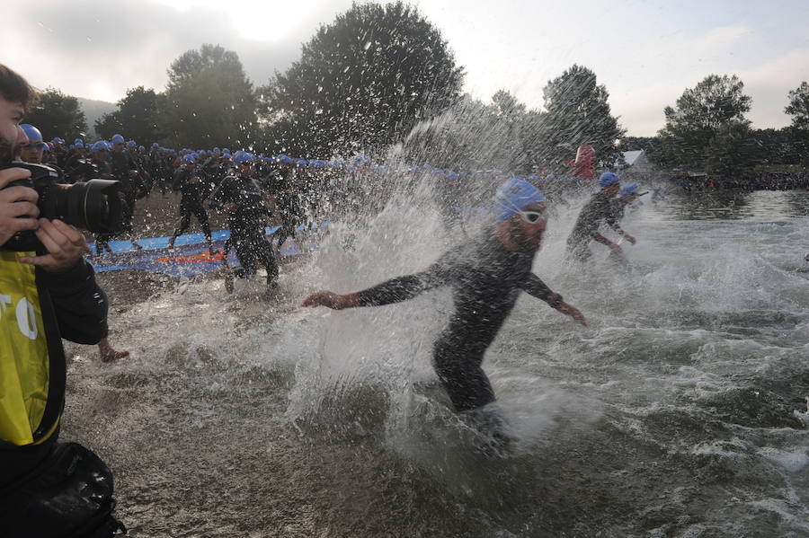 El Triathlon Vitoria, en imágenes