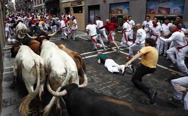 El encierro de los Sanfermines más visto en los últimos 7 años