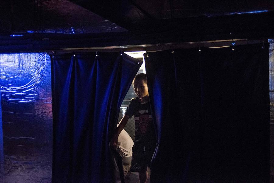 El 'club de la lucha' de los huérfanos chinos