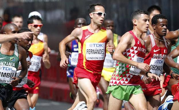 Iván Fernández se retira en la maratón de Londres