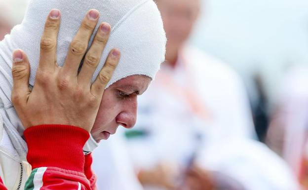 El emotivo homenaje del hijo de Schumacher en el circuito de Spa