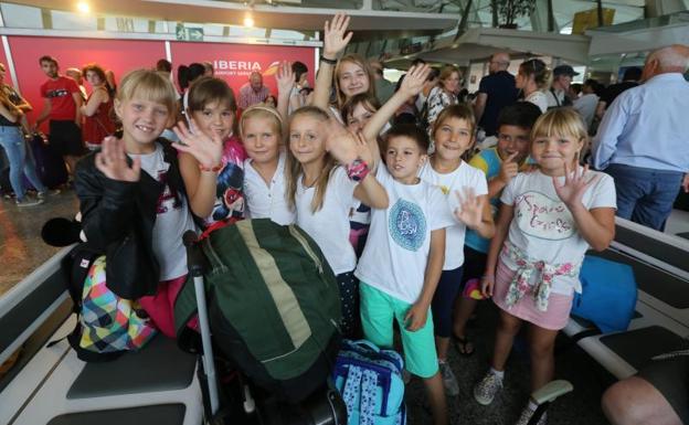 Los niños de Chernóbil dicen 'agur' a Bilbao