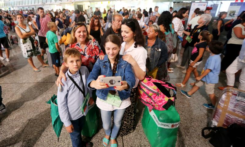 Los niños de Chernóbil dicen 'agur' a Bilbao