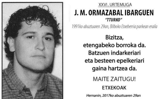 Tachan de «asesinato» en una revista la muerte de un etarra abatido por ertzainas