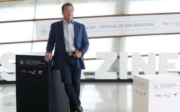 Arnold Schwarzenegger, en San Sebastián: «Echo de menos la política»