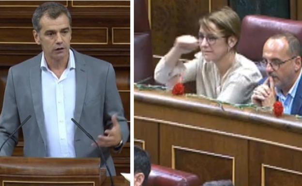 Toni Cantó recibe un corte de mangas de una diputada del PDeCAT y el PNV le llama «racista»