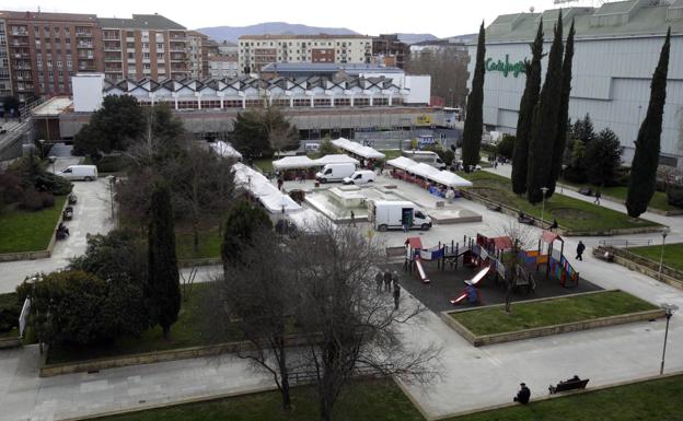 La reforma de la plaza de Santa Bárbara arrancará la semana que viene