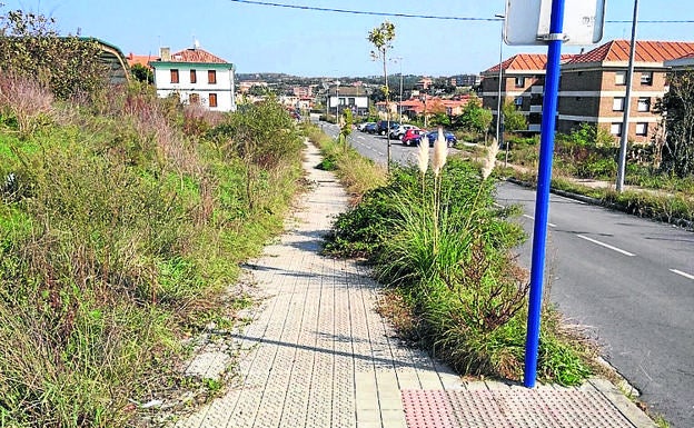Vecinos denuncian el «abandono» de la zona de Loiola en Sopela