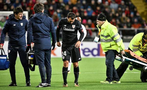 Balenziaga se vuelve con un esguince de tobillo