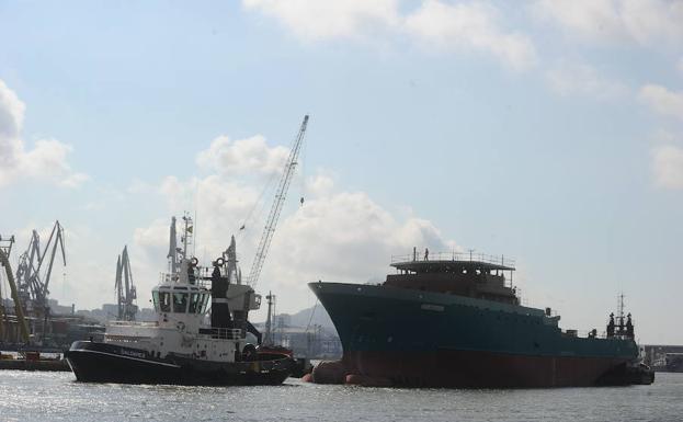 Murueta recibe el premio al mejor barco construido por el atunero 'Gevred'