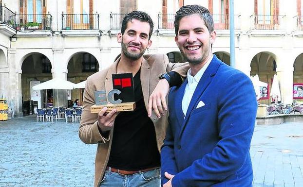 Los vitorianos Víctor y David Mayoral: «Los jóvenes deberíamos centrarnos en innovar y romper barreras»