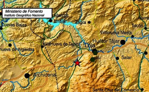 Un terremoto de 3,2 grados sacude Granada