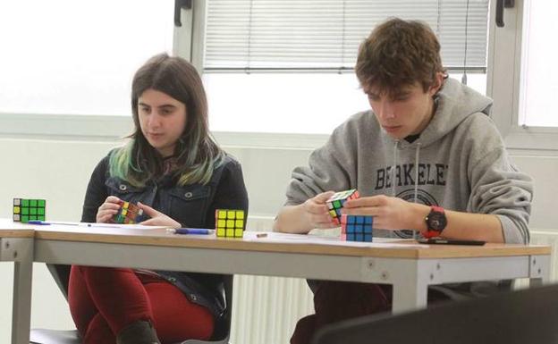 Basauri celebra el noveno campeonato de cubo de Rubik