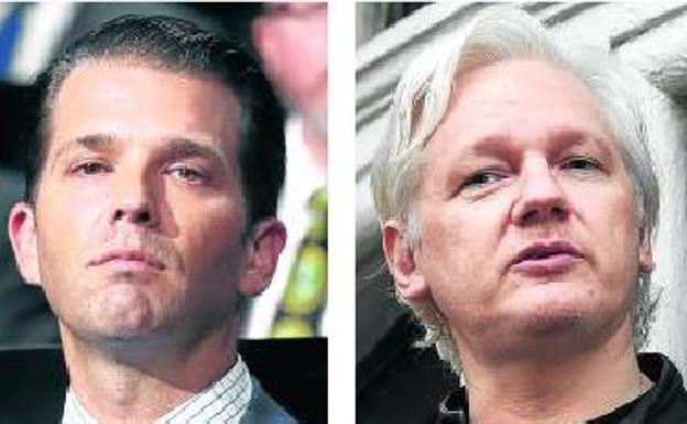 ¿Qué tenía que decirle Wikileaks al hijo de Trump en plena campaña?