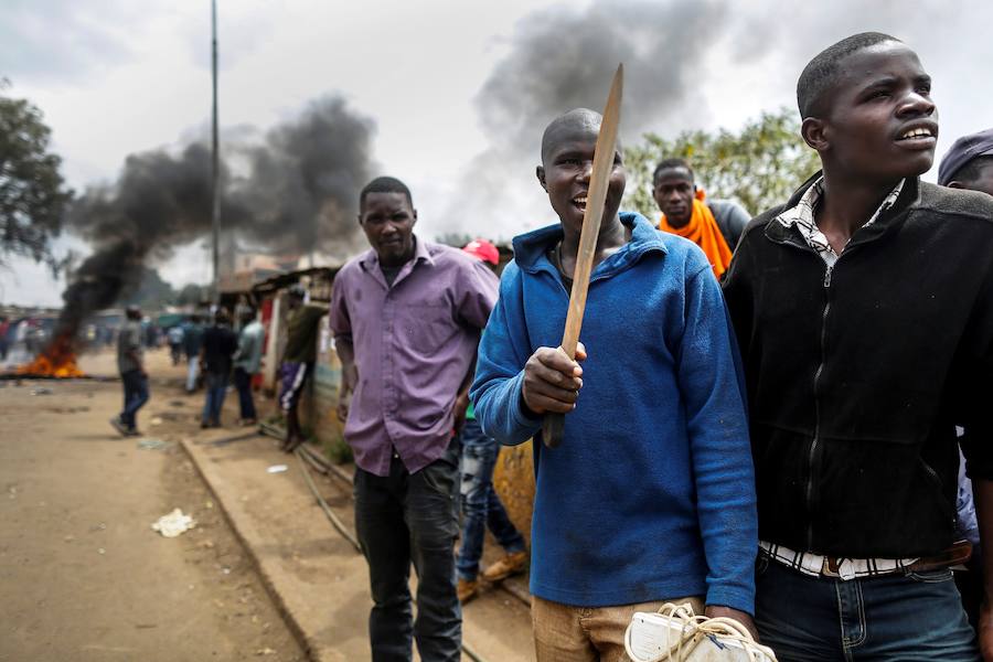 Graves disturbios en Nairobi