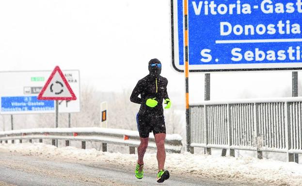 Álava se despedirá esta tarde de la nieve pero continuarán las bajas temperaturas