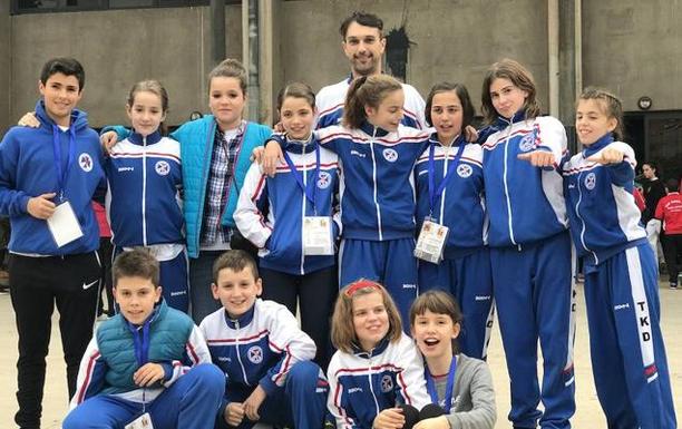 Garriko, The Masters y Urreta suman once medallas en el nacional de taekwondo