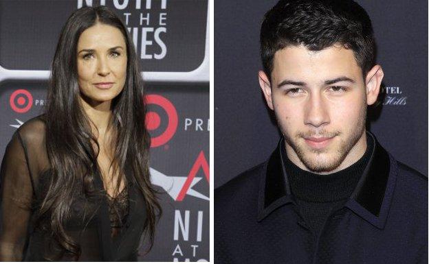 Nick Jonas, un yogurín para Demi Moore