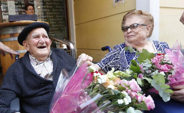 Ugao despide hoy a Luis Etxebarria, el último gudari de la villa