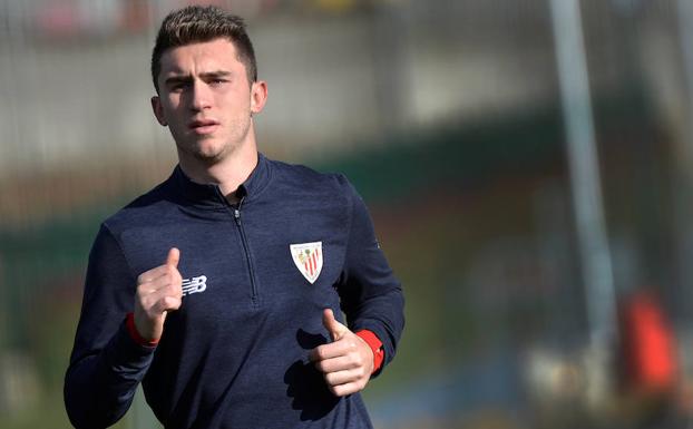 Laporte se despide de sus compañeros en Lezama