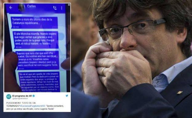 Se acabó, Puigdemont