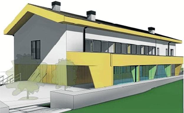 El colegio de Lemoiz triplicará su superficie tras la ampliación