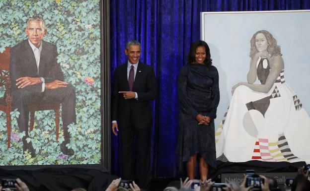 Retrato oficial de los Obama: ¿y la sonrisa de Michelle?