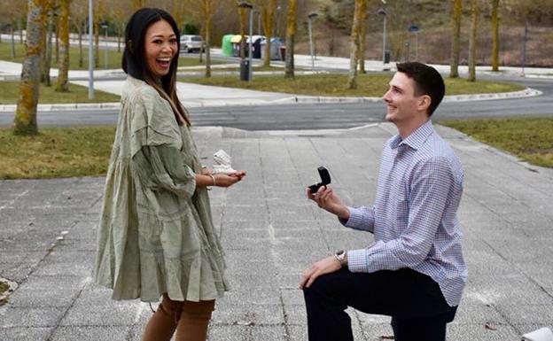 El romántico gesto de Matt Janning