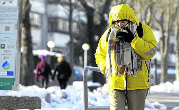 Febrero se despide de Álava a -7 grados y con nieve