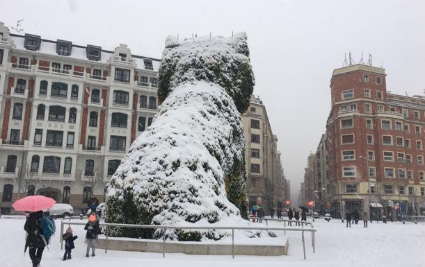 La nieve remite y mañana los termómetros marcarán 17 grados en Bilbao