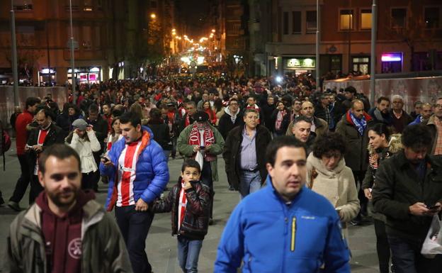 Así se vacía San Mamés