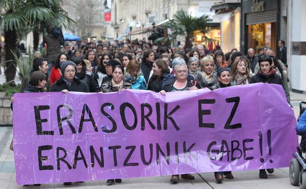 Las denuncias por violencia de género aumentan en Álava: ya son casi tres al día