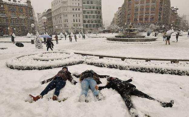 Un «brusco» cambio de tiempo podría traer de nuevo la nieve a Bizkaia
