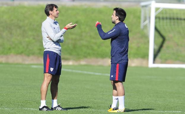 Beñat se marcha antes de terminar el entrenamiento
