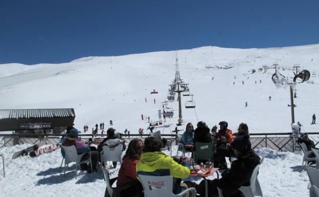 La soleada Semana Santa de Sierra Nevada