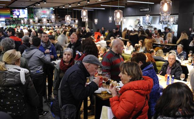 La hostelería hace el agosto durante la Semana Santa de Bilbao