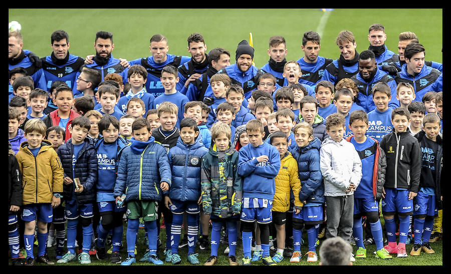 El Alavés se prepara ante su afición