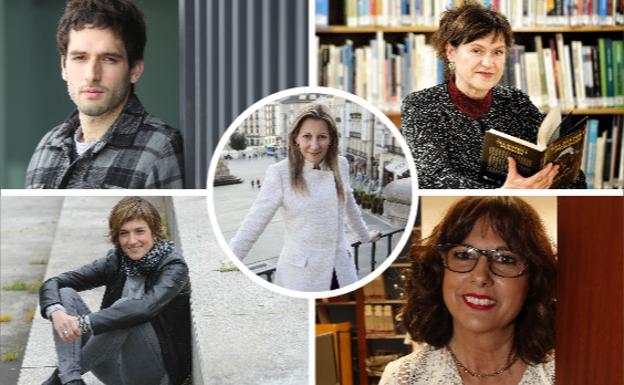 Las lecturas favoritas de un quinteto de escritores alaveses