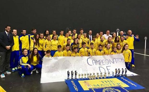 El gimnasio The Masters supera los 800 oros en campeonatos de Euskadi