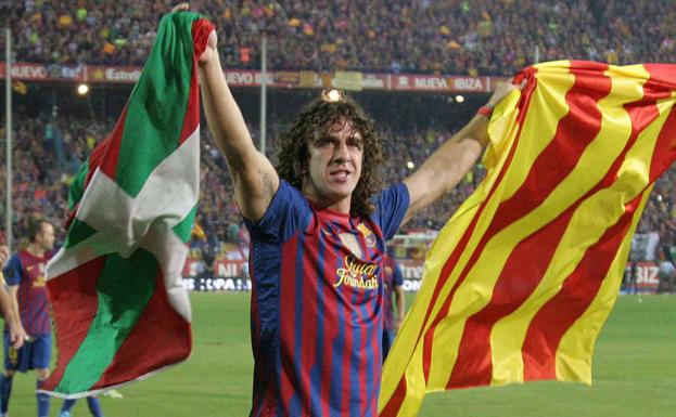 La razón por la que Puyol sacó la ikurriña en la final de Copa de 2009