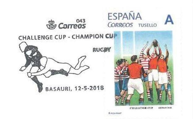 La filatélica de Basauri se suma a la fiesta del rugby con dos nuevos sellos