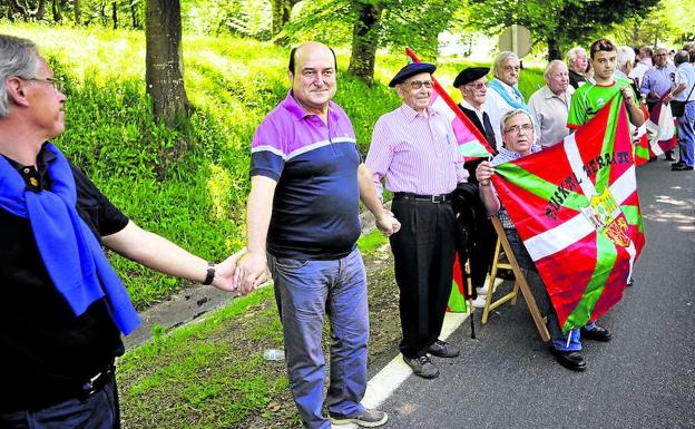 El PNV facilita la participación de sus bases en la cadena soberanista de Gure Esku Dago