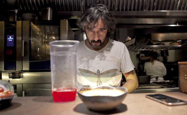 Diego Guerrero, nominado al Premio Nacional de gastronomía