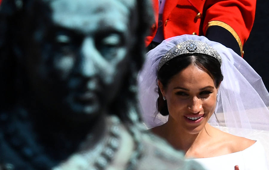 El vestido de novia de Meghan Markle al detalle