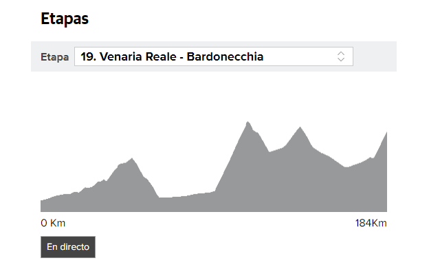 Giro 2018 etapa 19 directo: perfil y clasificación, online