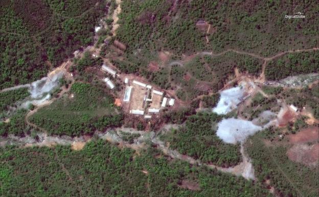 Corea del Norte destruye su centro de pruebas nucleares