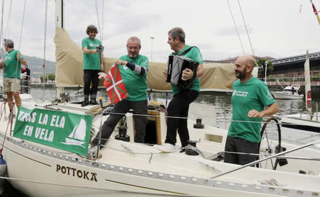 Una travesía contra la ELA de Bilbao a Finisterre